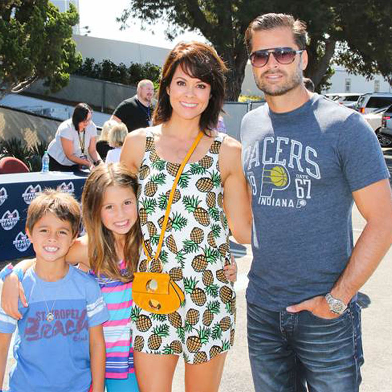 Brooke Burke with her family