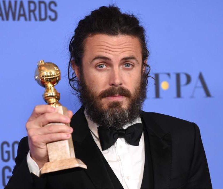 Actor Casey Affleck, winner of Best Actor in a Motion Picture - Drama