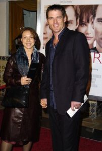 Ben Browder with her wife, life partner 