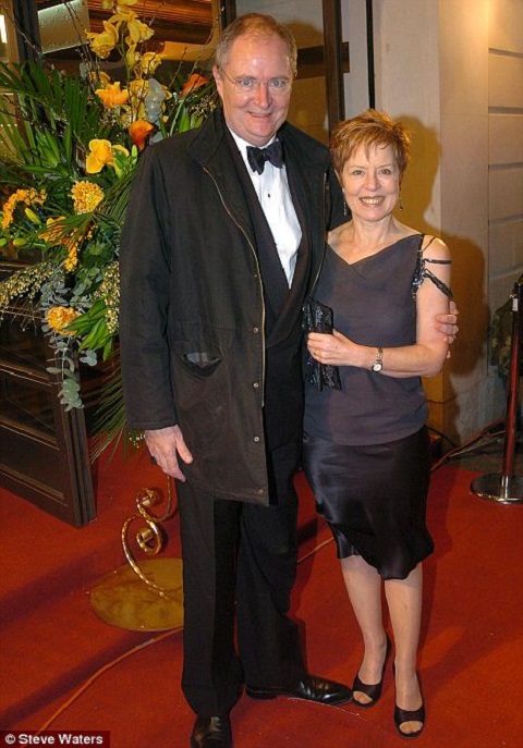 Jim Broadbent and his wife, Anastasia Lewis