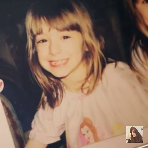 Cute Christina Grimmie during her childhood
