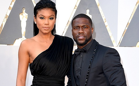 Kevin Hart and his wife, Eniko Parrish