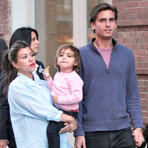Kourtney and Scott with their daughter