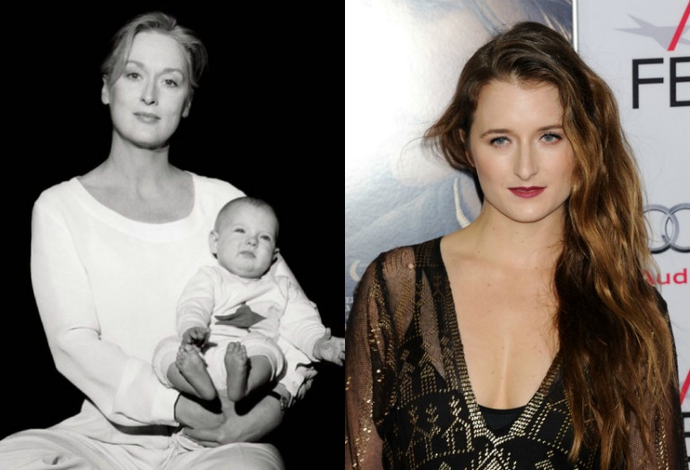 American actress, Grace and her childhood photo with her mom. 