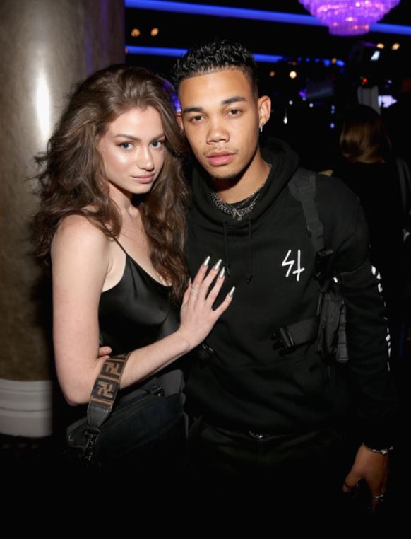 Roshon Fegan with his current girlfriend Dytto. 